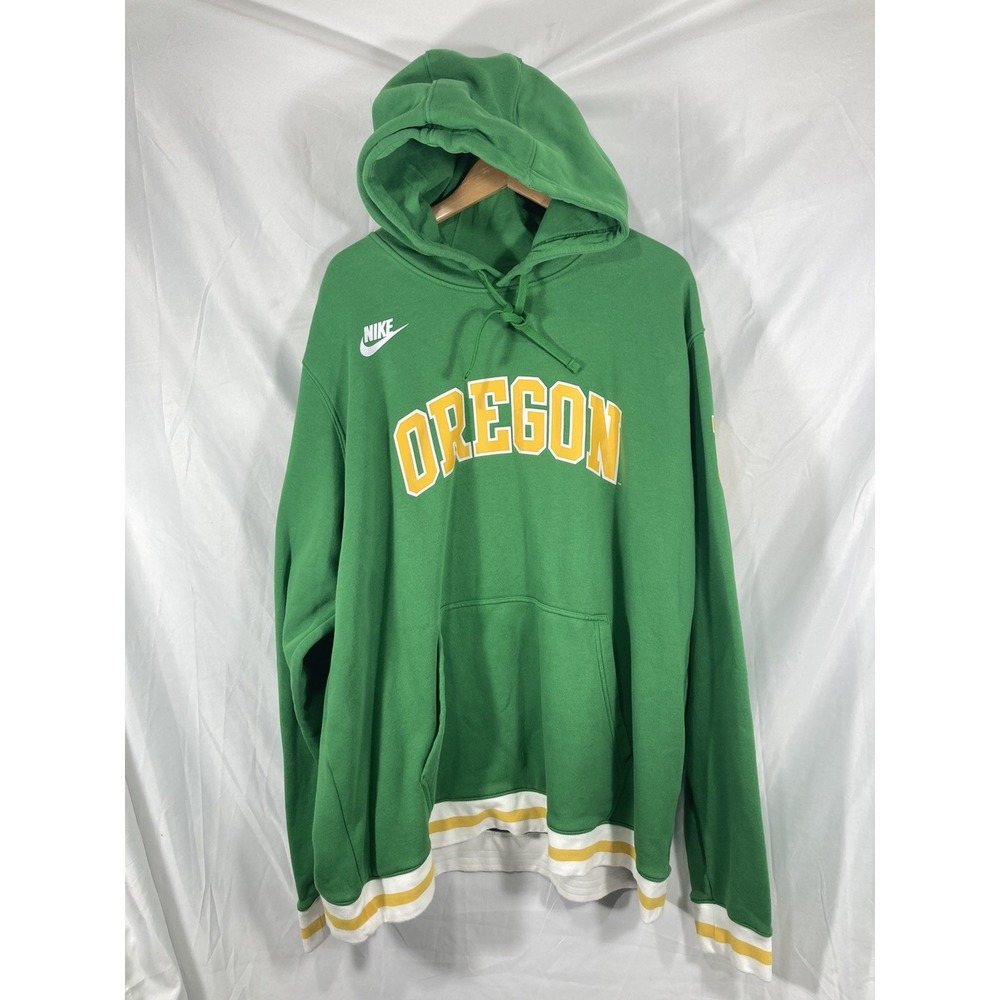 Oregon Ducks Nike 3xl Retro Logo Pullover Hoodie Sweatshirt Men's UO NCAA Green